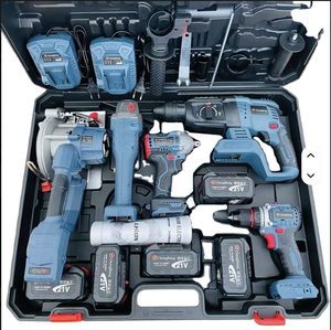 5PCS <b>Small</b> Cordless Impact Drill <b>Kit</b> Brushless Lithium Battery Power Set H05 PL-5 High Torque 350N.m for Fastening Ta - Product Image 6