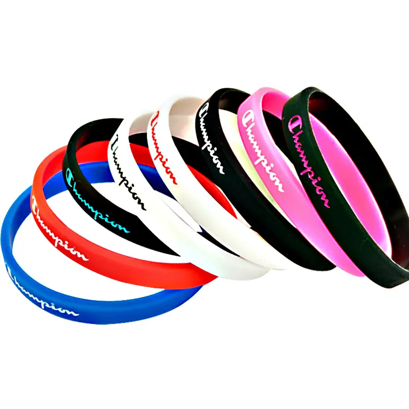 Bracelet Cool Bracelet Bracelet en Silicone pour Clés Souvenir Basketball Sport Événements Bracelet Cadeaux Promotionnels