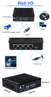Shenzhen Iwill Technology Co Ltd J4125 Mini PC 4 ports LAN, pare-feu sans ventilateur