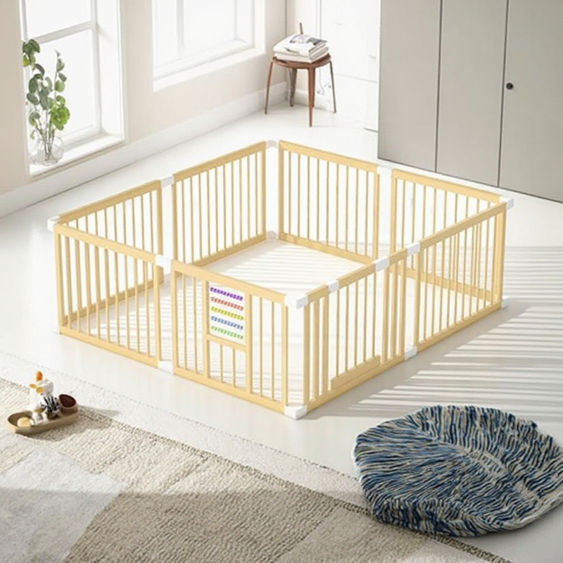 Montessori Inspired Solid Wooden Safety Playpen