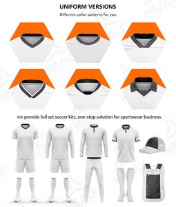 Vêtements de sport Healy pour hommes, maillot de football personnalisé pour jeunes avec logo et numéros, uniformes de football sublimés - Product Image 6