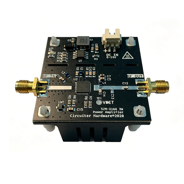 SZM2166 RF Power Amplifier 24GHz 2W 33dBm Wide Voltage 8-23V 2300-2500MHz SPI