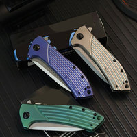 EDC-zakmes zakmes multifunctioneel hoge hardheid zelfverdediging draagbaar fruitmes titaniumlegering outdoor survival