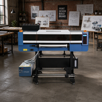 Imprimante DTF 3D avec têtes I3200, encre UV, entièrement automatique, impression textile flexographique 60 cm, nouvelle