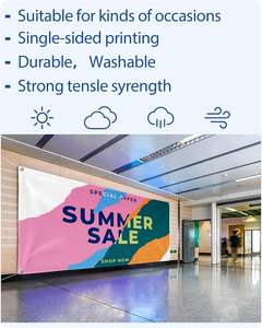 Pancartas y letreros de vinilo personalizados, pancarta personalizada para exteriores con texto de logotipo para fiesta de cumpleaños - Product Image 5