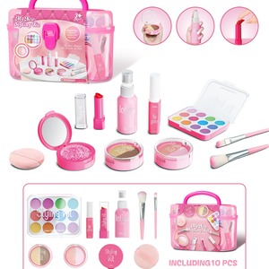 Kit de <span class=keywords><strong>maquillage</strong></span> pour enfants, jeu d'imitation préscolaire, valise de <span class=keywords><strong>maquillage</strong></span>, jouets pour filles avec ensemble de pinceaux de <span class=keywords><strong>maquillage</strong></span>, boîte d'accessoires - Product Image 6