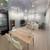 Maison Conteneur Préfabriquée Extérieure à Étage Simple et Double, Conteneur de Vie Modulaire avec Escalier
