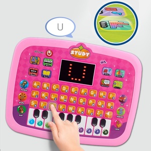 Tableta <span class=keywords><strong>de</strong></span> aprendizaje <span class=keywords><strong>de</strong></span> inglés <span class=keywords><strong>para</strong></span> niños <span class=keywords><strong>en</strong></span> edad preescolar, juguete con pantalla LED, máquina <span class=keywords><strong>de</strong></span> aprendizaje tipo iPad, tableta interactiva multifunción, juguete educativo. - Product Image 4