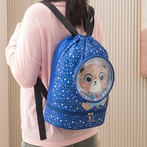 Bolsa de natación con separación de ropa húmeda y seca, bolsa de dibujos animados de doble capa, mochila de hombro portátil para niños, bolsa de almacenamiento para Fitness, bolsa de lavado - Product Image 1