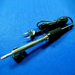 Fer à souder HC0113 avec une grande pointe plate | Outil rotatif électrique à cordon avec lame métallique à tige droite pour une coupe de précision - Product Image 1