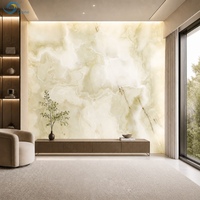 Dalle de marbre vert jade polie, pierre naturelle de luxe pour revêtement mural, plan de travail, revêtement de sol, projets d'intérieur pour hôtels et villas