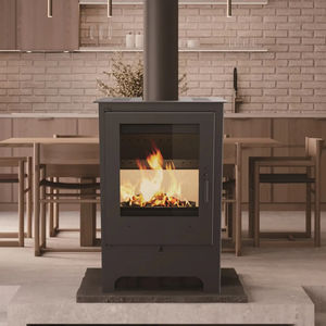 Poêle à <span class=keywords><strong>bois</strong></span> compact écologique R0603A 5,5 kW pour chauffage intérieur avec alimentation en air secondaire - Product Image 1