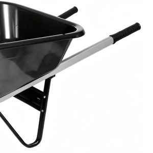 120 L 2-<b>Wheel</b> Wheelbarrow Manual Garden Cart Heavy Duty Farm Hand Cart Max Load 600 Lbs 16 in <b>Wheel</b> - Product Image 4