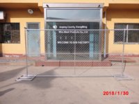 Panel de cerca temporal de 6 pies x 12 pies, cerca portátil galvanizada de 6 pies de cadena alta, en el mercado de América (XMR)