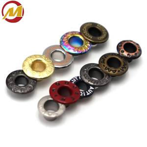 Œillets multicolores, rivets métalliques OEM et boutons-pression pour vêtements, sacs, chaussures et projets de bricolage - Product Image 2