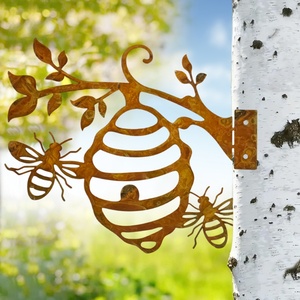 Signs Donkey Seal 12.5 cm High Barrier Weathering Steel Garden Edge Knife Edge <b>Outdoor</b> Garden Decoration Lawn Border Ornament - Product Image 2