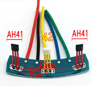 Nuevo <span class=keywords><strong>Sensor</strong></span> <span class=keywords><strong>Hall</strong></span> Nacional Estándar para Vehículos Eléctricos de Dos Ruedas, Motor <span class=keywords><strong>Hall</strong></span> de Onda Sinusoidal 213, <span class=keywords><strong>Sensor</strong></span> <span class=keywords><strong>Hall</strong></span> AH41 42 - Product Image 4