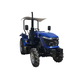 Kanopi biru mesin merek terkenal 4WD sedikit penggunaan traktor pabrik Dealer untuk pertanian di Indonesia