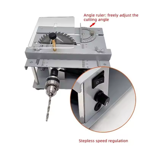 Sierra de Banco Portátil de Alta Precisión para Trabajos en Madera, 220v, con Mesa Deslizante Horizontal y Componentes de Motor - Product Image 4