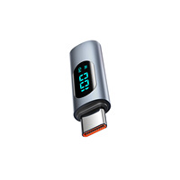 Adaptadores convertidores de Cable DE DATOS DE 100W, adaptador OTG de conector tipo C a tipo C, adaptador OTG de transferencia de convertidor macho a hembra