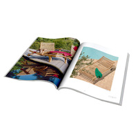 Conception personnalisée de papier d'affaires A4 A3 Livre d'impression Livret brochure catalogue Service Prix bon marché Profil de l'entreprise Impression
