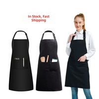 Tablier de cuisine ajustable et imperméable |   Lavable en machine avec 1 à 4 poches, matériau personnalisé