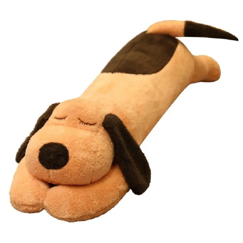 Long Papa chien poupée oreiller en peluche chiot poupée douce en peluche Animal personnalisé en peluche oreiller jouet lit oreiller poupée