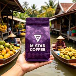 Bolsas de Empaque para Café Colombiano con Válvula Unidireccional y Cierre, Impresión Personalizada para Tostadores de Café - Product Image 1