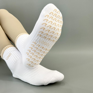 <span class=keywords><strong>2025</strong></span> bestseller Dự báo mềm mại thoải mái Pilates vớ tuyệt vời mồ hôi Wicking cho phòng thu sử dụng với màu be Cuff - Product Image 2