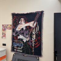 Tapiz Personalizado de Anime Berserk, Manta de Jacquard Tejida de Poliéster y Algodón, Cubre Sofá, Decoración para Sala de Estar, Diseño de Avión Cuatro