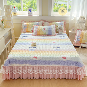 Set di Biancheria da Letto Carino e Femminile <span class=keywords><strong>in</strong></span> 4 Pezzi <span class=keywords><strong>in</strong></span> Velluto Caldo - Include Copripiumino, Federe e Copriletto per l'Inverno - Product Image 2