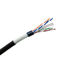 4 pares de <span class=keywords><strong>cable</strong></span> <span class=keywords><strong>Ethernet</strong></span> LAN Cat6 UTP para exteriores certificado ZhongTong, con conductor sólido de cobre de 23 AWG y 305 m - Product Image 1