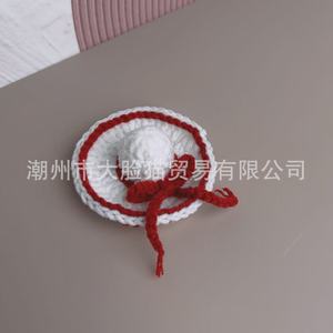Mini Crochet Hat <b>Accessory</b> For <b>Dolls</b> Yarn Handmade Girls 2 To 4 Years - Product Image 4