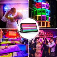 Luz Estroboscópica LED de 200W con 48+8 Segmentos, con Estuche de Transporte, Efectos de Luz RGBW para DJ, Fiestas, Espectáculos y Clubes