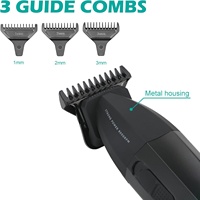 Peluquero profesional T-Blade para recortadora eléctrica inalámbrica para hombres, funcionamiento en inglés para uso doméstico, OEM