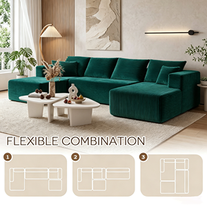 Sofá-Cama Nuvem Comprimido a Vácuo em Estoque nos EUA, Conjunto de Sofá Comprimido para Sala de Estar, Móveis para Casa - Product Image 5