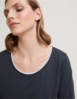2026 Maßgeschneidertes Damen Bio-Hanf-Polyester Freizeit-Crop-Top mit Langen Ärmeln Umweltfreundlich Atmungsaktiv Anti-Pilling Frühling/Sommer Privat