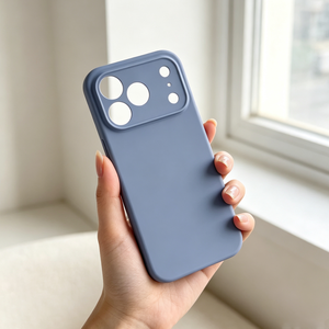 เคสโทรศัพท์ซิลิโคนลายเลนส์กล้อง สำหรับ iPhone 11 12 13 14 15 16 17 18 Pro Max สีพื้น เรียบหรู ทันสมัย - Product Image 1