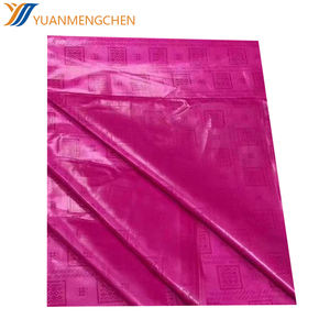 Tissu Jacquard de Haute Qualité Écologique Bazin Riche 100% Coton Motif Batik Robe Douce pour Femmes - Product Image 1