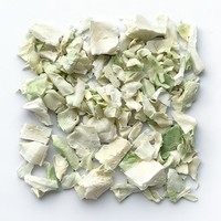 Chou vert lyophilisé certifié ISO, qualité export, chou vert déshydraté par congélation, légume déchiqueté pour nouilles