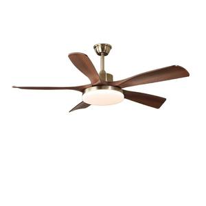 Moderne Led Plafondventilator Met 5 Mdf Bladen Glas Lichaam Stil Indoor Voor Huishoudelijke Woonkamer 5 Mdf Bladen Houten Plafondventilatoren - Product Image 3