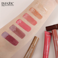 IMAGIC Gloss à lèvres longue tenue 6 teintes Effet miroir Repulpant Hydratant Laque à lèvres Lisse les ridules des lèvres Brillant Scintillant