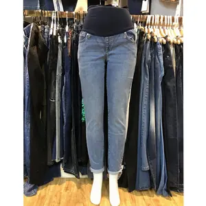 Maternidade de jeans GZY Senhoras Confortáveis Calças Jeans Coreano Senhora Jean Pant Mulheres Grávidas Jeans lote de ações atacado