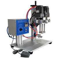 Prix d'usine LOM Capsuleur de table semi-automatique Couvercles en plastique et aluminium Capuchon à vis résistant aux enfants Capsuleuse à vis