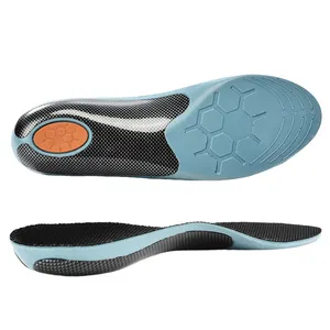 Semelles intérieures personnalisées de chaussures de sport pour le pied Fasciite plantaire Chaussures de soutien de la voûte plantaire haute Inserts Semelles orthopédiques pour hommes femmes