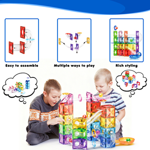 115 Pcs Từ Đá Cẩm Thạch Chạy Gốc Xây Dựng Thiết Lập Giáo Dục Đồ Chơi Bằng Nhựa Cho Trẻ Em 3 + Năm Tuổi - Product Image 4