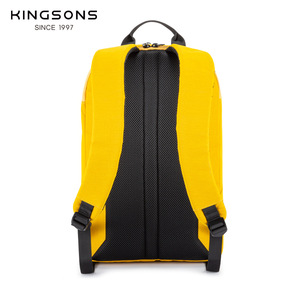 Kingsons Casual Backpack 15 Inches <b>Computer</b> <b>Bag</b> Unisex Student School <b>Bag</b> Solid Color Macaron Colors Leisure Travel - Product Image 3