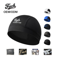 Casquette Docker en maille respirante, personnalisable avec logo, élastique, anti-transpiration, multicolore, doublure de casque de sport, couvre-chef, vente en gros