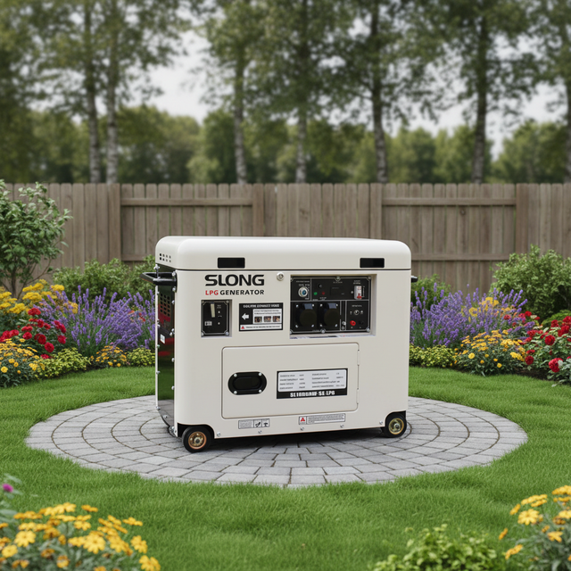 Slong SL9000W-SE  3kw 5kw 6kw 7kw 8kw 10kw LPG Dual Fuel Gasoline Silent Generator