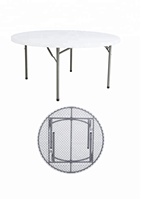Table de bar et ensemble de chaises de restaurant pliables, légères, modernes, en plastique HDPE, pour l'extérieur, 200 cm (6,5 pieds), vente en gros